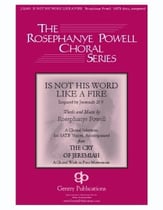 Is Not His Word Like a Fire SATB choral sheet music cover